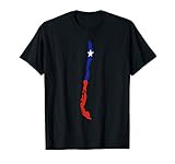 Chile Karte Flagge T-S