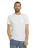 TOM TAILOR Herren 1026067 Striped T-Shirt, 10332-Off White, XL