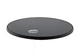 Sevelit Tischplatte Punti Design, rund, 850mm Durchmesser, wetterfest, schlagfeste Tischkante, Tischplatten ideal als Ersatzteil und zum Nachrü