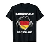 Deutsche Flagge Deutschland Fan Kleidung Fußball Trikot 2021 T-S