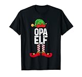 Herren Opa Elf Weihnachten Weihnachtsmann T-S