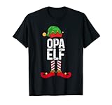 Herren Opa Elf Weihnachten Weihnachtsmann T-S