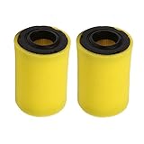 Comyglog MMh Luft Filter Wechsel Für Briggs Stratton 796031 (591334 Oder 594201) Und 797704 Schaum Vorreiniger (2 Stück)