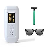 XSBBY IPL Haarentfernungsgerät, Haarentfernung Mit 999,999 Lichtimpulse, KöRper, Gesicht, Bikini-Zone,Achseln Heimgebrauch-Zone Achseln & Damen M