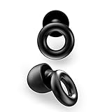 Loop Experience - Ohrstöpsel zur Lärm-Reduktion (18 dB) - In-Ear-Gehörschutz für Arbeit, Schlagzeug, Motorrad, Home Office, Party & Konzert - Ohrenschützer in 4 Größen - Schw