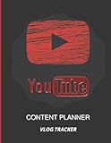 Youtube Content Planner vlog tracker: Youtube Content Planner :vlog tracker,Content Creator's Checklist, Notebook, Planner and Journal: Social media ... online business and entrepreneurial proj