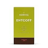 J. Hornig Koffeinfreier Kaffee gemahlen, Entcoff, 500g, entkoffeinierter Kaffee mit sanftem Geschmack, perfekt für Filterkaffee und Espressok