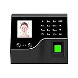 YAOSHI Zeiterfassungsuhr Biometrische System Gesichtserkennung Mitarbeiter Fingerabdruck Registrierungsarbeitszeit W-LAN Zugangskontrolle-Anwesenheitsmaschine Für kleine und mittlere U