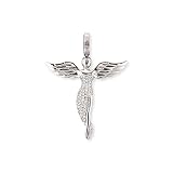 Engelsrufer Engel Anhänger für Damen 925er-Sterlingsilber Weiße Zirkonia Größe 26
