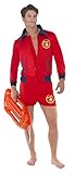 Baywatch Rettungsschwimmer Kost�m 2-teilig David Hasselhoff Kost�