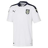 PUMA Serbien Kinder Replica Auswärtstrikot Puma White-Peacoat 152