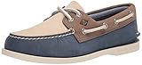 Sperry Top-Sider Herren Authentic Original 2-Eye Plushwave Bootsschuh, Marineblau, 37 EU