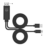 USB C auf HDMI Adapter 4K Kabel, USB Typ C auf HDMI Kabel für Home Office, für MacBook Pro/Air 2020, iPad Air 4, iPad Pro 2021, iMac, S20, XPS 15