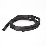 Hicab 2,5m Gewebe Kabelschlauch, 25mm, schwarz: selbstschliessend, & flexibel zuschneidbar. Sehr einfach Kabel EIN- und ausführen aus dem Kabelk