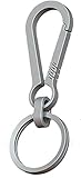YINGhc Titan Alloy Keychain Car Schlüsselring Männer Anhänger Schlüsselanhänger Weiblicher Ring Ring Lock Schlüsselanhänger Persönlichkeit Creative Simple Key