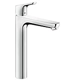 hansgrohe Wasserhahn Focus (Armatur mit Auslauf Höhe 230 mm und Zugstangen-Ablaufgarnitur) C