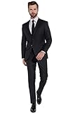 Steffen Klein Herren Designer Anzug Slimfit Smoking Business 2 Knopf Sakko Jack