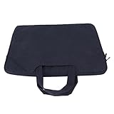 jadenzhou Laptoptasche, Stoßdämpfende wasserdichte Laptophülle Premium Canvas Plüschfutter für 13 Zoll für Büro für 15,6 Zoll(Marineblau 15,6 Zoll)