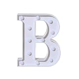Alphabet LED Brief Lights Light Up Weiße Plastik Buchstaben Stehend Hängend A 26 Englische Alphabet Lichter LED