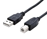 KTX7® USB Druckerkabel - USB Kabel für Drucker oder Scanner - USB Stecker Typ A zu USB Stecker Typ B (5m)
