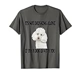 Not Drinking Alone Dog mit Pudel T-S