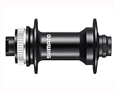 SHIMANO HB-RS470 Disc Brake Front Bicycle Hub - Center Lock DISC 32H, 12MM Thru AXLE(W/O AXLE), Old:100MM, W/O Lock Ring, Black - EHBRS470BL