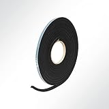 LYSEL® EPDM Zellkautschuk Dichtungsband einseitig selbstklebend Länge 5 Meter Dicke 8mm Breite 9/15/20