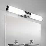 LED Spiegelleuchte Badezimmer, 12W Badlampe Spiegellampe 42CM, Bad Lampe Wandleuchte Neutralweiß 4000K 900LM, Schminklicht Badleuchte Spiegellampe für Badezimmer und Wandbeleuchtung