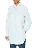 G-STAR RAW Damen Shirt Tacoma Boyfriend Long Sleeve, Sun Faded Arctic B431-B470, M