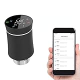 HUANGZU ZIGBEE 3,0 Smart Heizkörper Antrieb, Thermostatventil mit APP Voice Control (Alex und Google), temperatur Controller mit Thermostat Modus, Einfach zu I