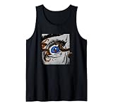 Comicbuch Cthulhu Tentakel aus dem Auge Horror Tank Top