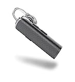 Plantronics Explorer 110 Mono-Bluetooth-Headset/Kopfhörer, Dual-Bluetooth, Sprachassistent, Fahrzeug-Clip, Schw