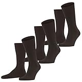 FALKE Herren Socken Airport 3er Multipack 39-40 41-42 43-44 45-46 47-48 49-50 in vielen verschiedenen Farben Business, Größe:39-40, Farbe:3 Paar Brown (5930), Packgröße:3