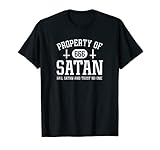Eigentum von Satan 666 Okkulter Luzifer Teuflisch essen Müll T-S
