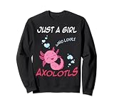 Just A Girl Who Loves Axolotls Mexican Salamander Lover Sw