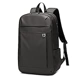 Laptop Rucksack Herren Rucksack Damen Anti-Diebstahl Rucksack für 23 zoll Laptop Schulrucksack Multifunktion Business Notebook Tasche Wasserdicht Großer mit USB Ladeanschluss für Arbeit Reisen,Schw