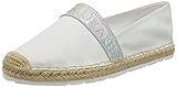 Tommy Jeans Damen Iridescent Branding Espadrille, weiß, 38 EU