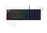 Razer Huntsman – Premium-Tastatur mit Opto-mechanischen Razer-Tasten (optische Betätigung, Key-Stabilisatorleiste, Razer Synapse 3), italienisches Layout, schw