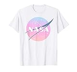 NASA Pastel Rainbow Classic Logo T-S