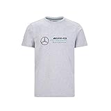 Mercedes-AMG Petronas - Offizielle Formel 1 Merchandise 2021 Kollektion - Herren - Large Logo Tee - Kurze Ärmel - Grey - L