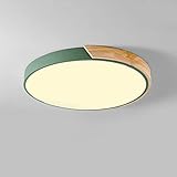 WFZRXFC LED Unterputz Deckenleuchte Nordic Modern Minimalist Runde Deckenleuchte Dimmbar 3 Farbtemperaturen in einem Licht für Schlafzimmer Schrank Wohnzimmer L