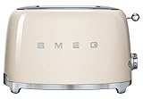 Smeg TSF01CREU Toaster 2 Scheiben,