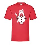 Räuchermann aus Erzgebirge SW Männer T-Shirt Rot XXL - shirt84