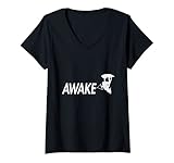 Damen wakeboard mit bindung - wakeboarding T-Shirt mit V