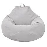 Deckel nur gefüllte Tierlagertüte Bean Tasche Chair Cover ohne Füllung Washable Bean Bag Stühle Abdeckung Tasche Tasche Tasche Tasche Plüsch Spielzeug Holder Veranstalter für Home Lounge W
