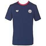 ARENA Unisex USA-Nationalmannschaft T-Shirt, Marineblau-Rot, S