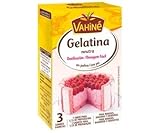 Vahiné- Neutrales Gelatine-Pulver - Ideal für Gebäck - 3 Beutel à 6 G