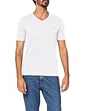 Marc O'Polo Herren 51018 T-Shirt mit kleinem Logo-Print, Weiß (white 100), S