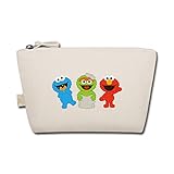 Spreadshirt Sesamstraße Baby Krümelmonster, Oscar & Elmo Täschchen, N