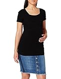 Noppies Damen Tee Nurs Rome Umstands T Shirt, Schwarz, M EU